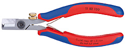 Ножницы-щипцы для удаления изоляции при работе с электронными устройствами KNIPEX 1182130 ― KNIPEX - The Pliers Company