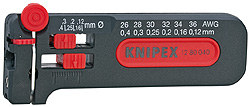 Съемник изоляции модель Mini KNIPEX 1280040SB ― KNIPEX - The Pliers Company