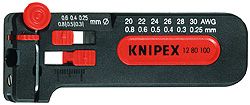 Съемник изоляции модель Mini KNIPEX 1280100SB ― KNIPEX - The Pliers Company