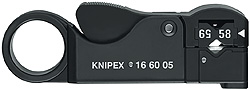 Инструмент для удаления изоляции с коаксиальных кабелей KNIPEX 166005SB ― KNIPEX - The Pliers Company