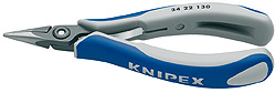 Прецизионные плоскогубцы захватные для электроники KNIPEX 3422130 ― KNIPEX - The Pliers Company