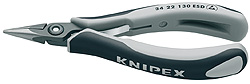 Прецизионные плоскогубцы захватные для электроники ESD KNIPEX 3422130ESD ― KNIPEX - The Pliers Company