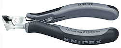 Кусачки торцевые для электроники антистатические KNIPEX 6432120ESD ― KNIPEX - The Pliers Company