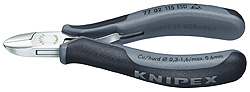 Кусачки боковые для электроники антистатические KNIPEX 7702115ESD ― KNIPEX - The Pliers Company