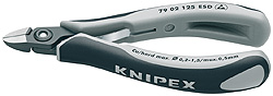 Прецизионные кусачки боковые для электроники ESD KNIPEX 7902125ESD ― KNIPEX - The Pliers Company