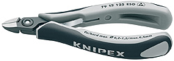 Прецизионные кусачки боковые для электроники ESD KNIPEX 7912125ESD ― KNIPEX - The Pliers Company