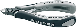 Прецизионные кусачки боковые для электроники ESD KNIPEX 7922120ESD ― KNIPEX - The Pliers Company