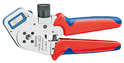 Инструмент для тетрагональной опрессовки контактов т KNIPEX 975263DG ― KNIPEX - The Pliers Company