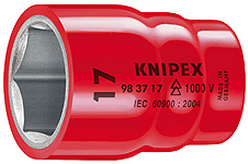 3/4" Сменная головка к торцевому ключу для винтов с шестигранной головкой KNIPEX 9837 ― KNIPEX - The Pliers Company